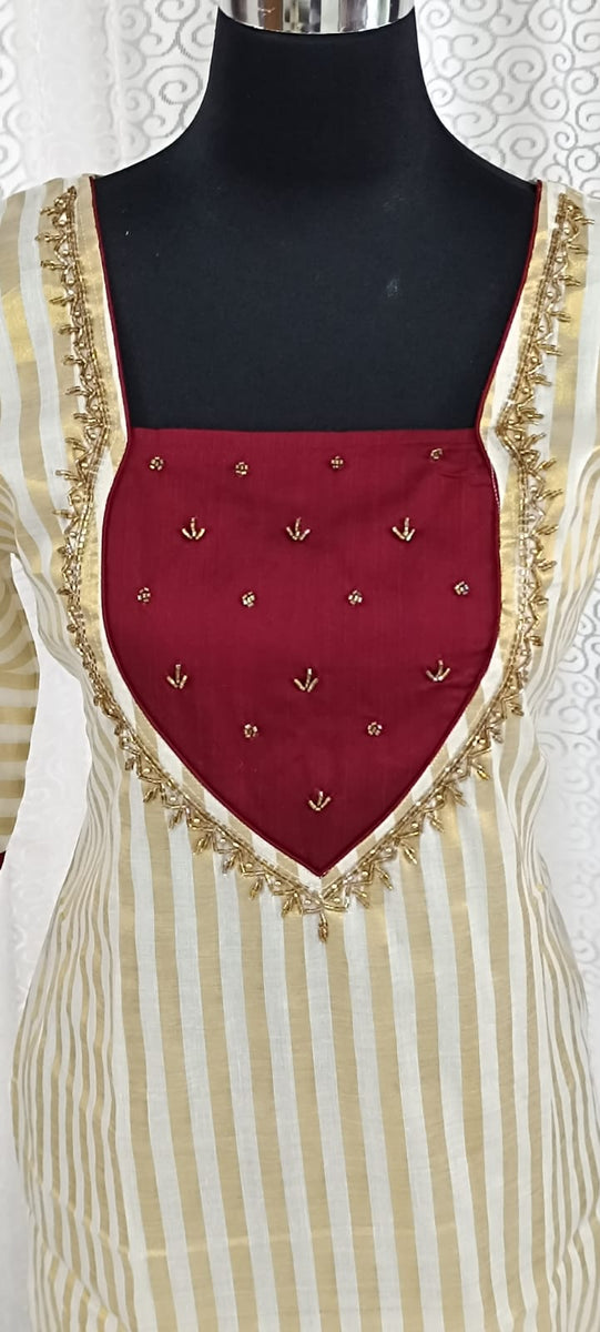 2023 Onam Special Kerala Style Designer Kurti for women-SAHE001SK