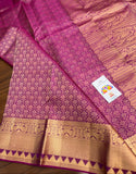 Ashoka Lakshmi , elegant Pure Kanjeevaram Bridal Silk Saree for women -SACHI001PKS