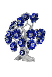 Bird In Blue Feng Shui Evil Eye Blue Flower Tree Showpiece