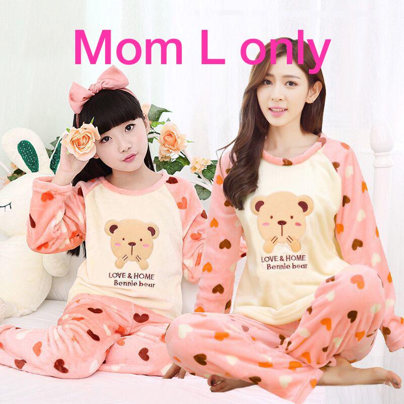 Mom daughter Combo Woolen Velvet Night Suits-PUNENSC001 – www