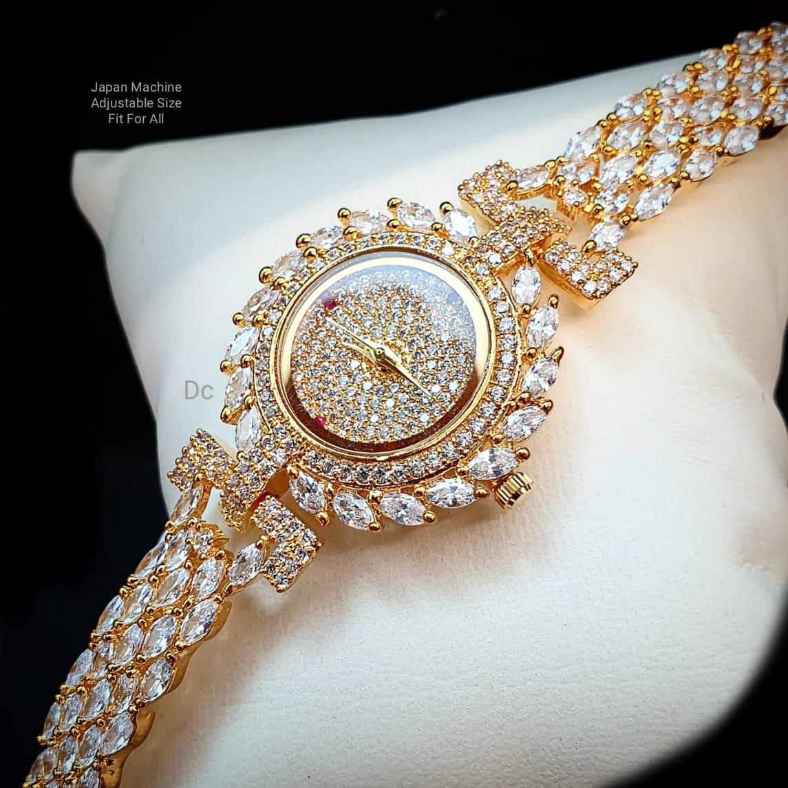 American diamond watch Clearance