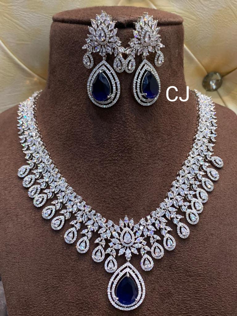Diamond platinum necklace Clearance