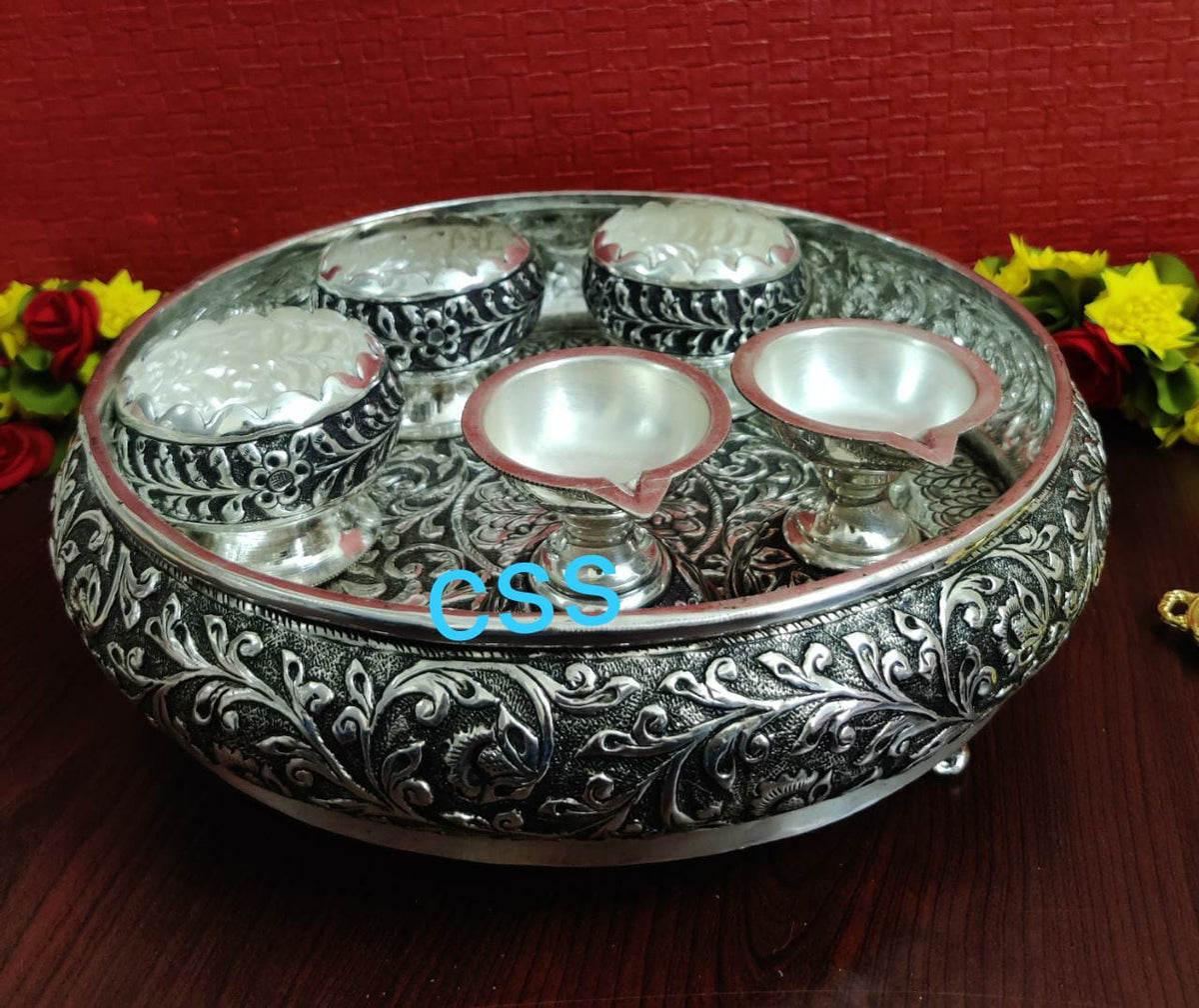 JANNA THOMAS STERLING SILVER 皿 573g Tiffany & Co Janna Thomas Sterling Silver Potted Flower