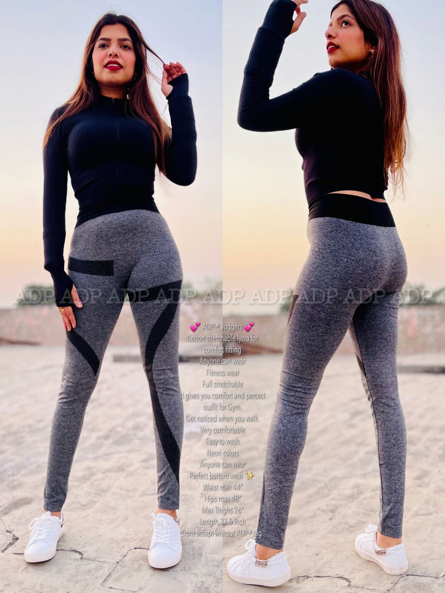 ADP ® Fluorescent stylish sports daily Joggers leggings for Women -KASH001GB