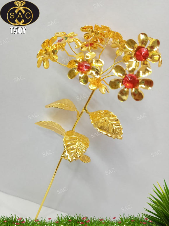 Premium Quality high gold Flower set-KARTI001FS