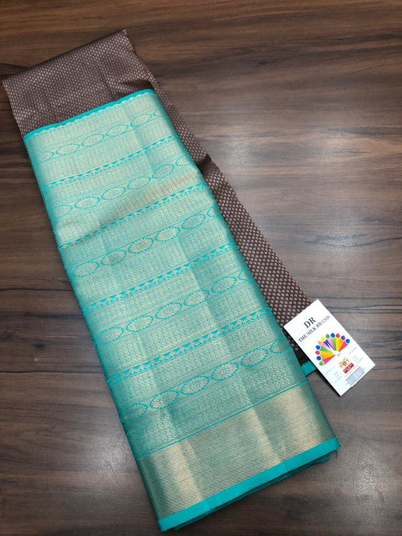 Pastel Blue, Elegant Kanjivaram Silk Saree for Women-PRIYAN001KSPB