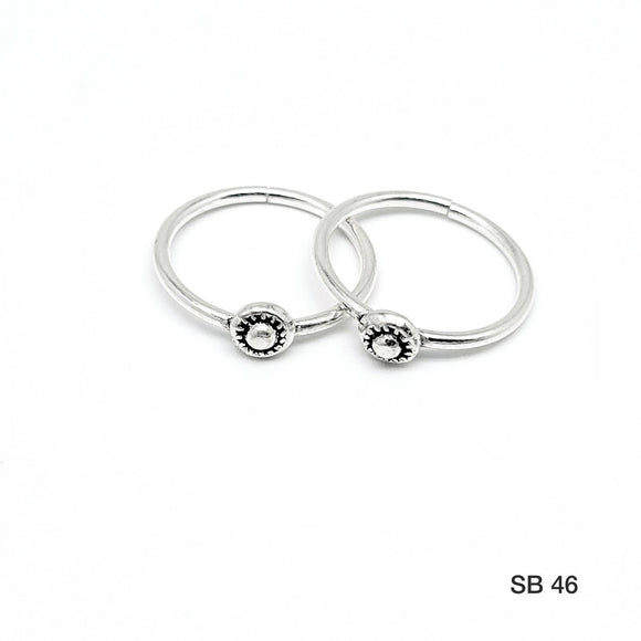 Archana , 92.5 Purity Silver Size Adjustable  Toe Rings For Women -SILI001TRK