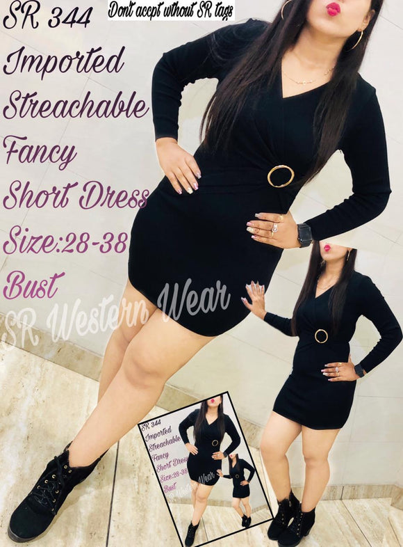 Strechable Fancy Short dress