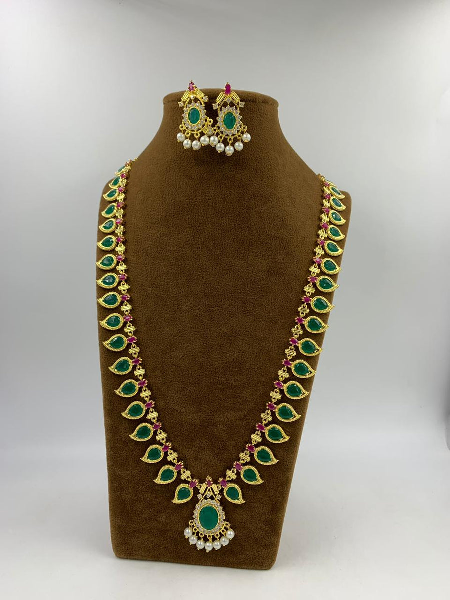 Gold Plated Malabar Gold Nagapadam Mala Gold Jewellery Nagapada
