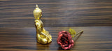 Gold plated Buddha statue for home decor