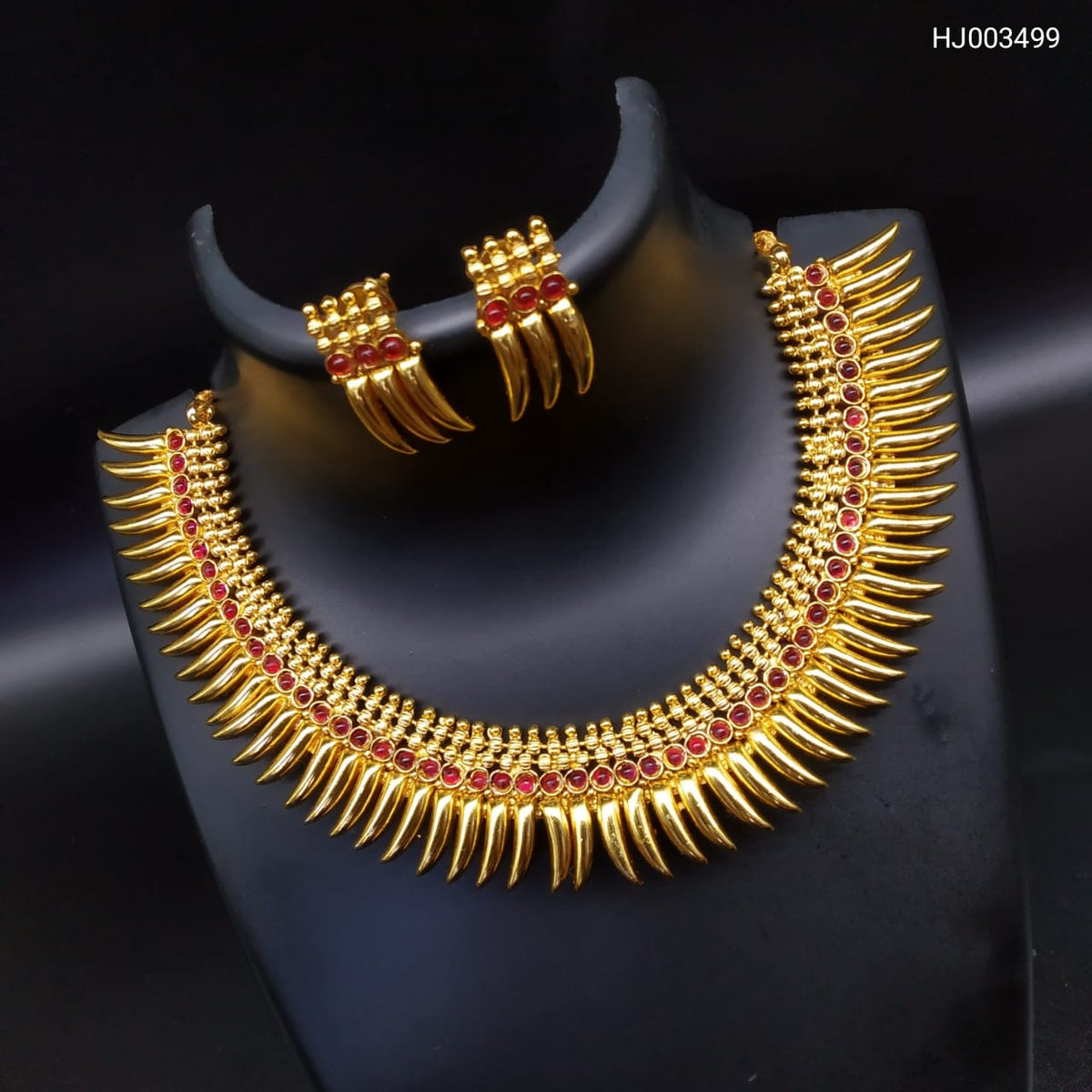 Price Traditional Mullamottu Mala Necklace Set Mullamottu Mala