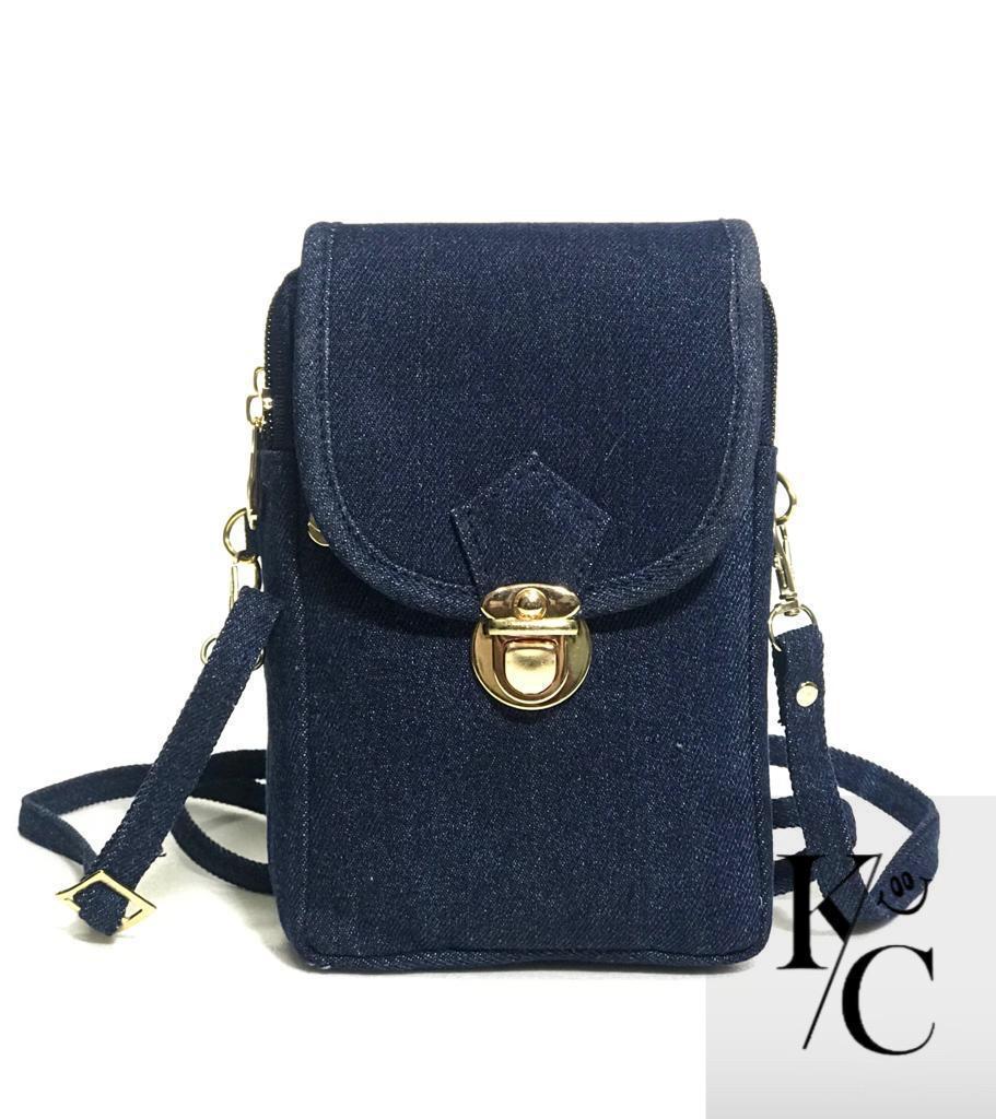 NEW FASHION DENIM MOBILE SLING BAG FOR WOMEN –
