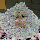 Kanha Sunder , Beautiful Designer Poshak For Laddu Gopal With Mukut-BRIJ001PA