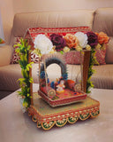 Beautiful  Floral Decorated Jhula  for Laddu Gopal -BRIJ001LGJ