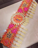 Swagat, Beautiful Hand crafted  Bead Work Bandanwar / Door Decoration -DECOR001BW