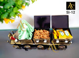 Beautiful Metal Train For Serving Dry Fruits in Parties-SAVO001DFT