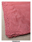 Twine Cutwork on Korean Tussar Silk Saree with Blouse for Women-KIA001KTS