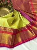 Seetharamam , elegant Kanjivaram Pure Silk Saree for Women-PDS001KSE
