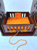 Janmashtami special  Wooden Jhula cum Bed For Laddu Gopal -BRIJ001JCB