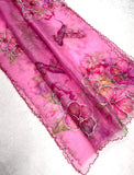 Pink Shade Organza Handwork Saree for Women-SSS001POS