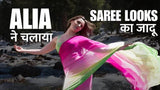 Bollywood Celebrity Aaliya Bhatt Inspired Bollywood Replica Double Shade Saree for women-SATYA001AB