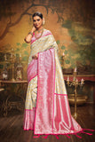 Mythili , New Banarasi Soft Silk Woven Saree for Women-SATYA001BS