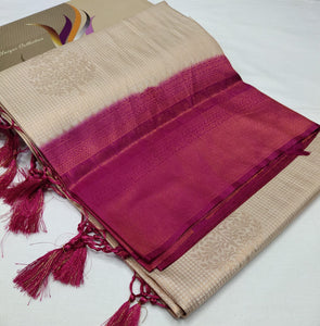 Sulabha ,  Kubera Pattu Copper Soft Silk Saree for Women -SAHEL001KSA