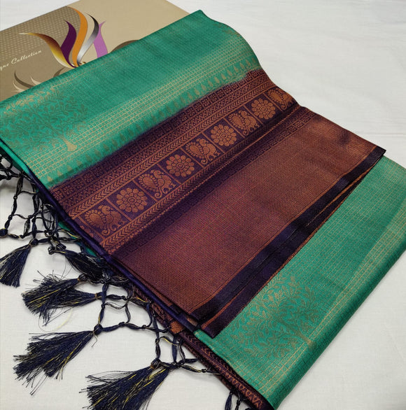 Sheetala ,  Kubera Pattu Copper Softy Silk Saree for Women