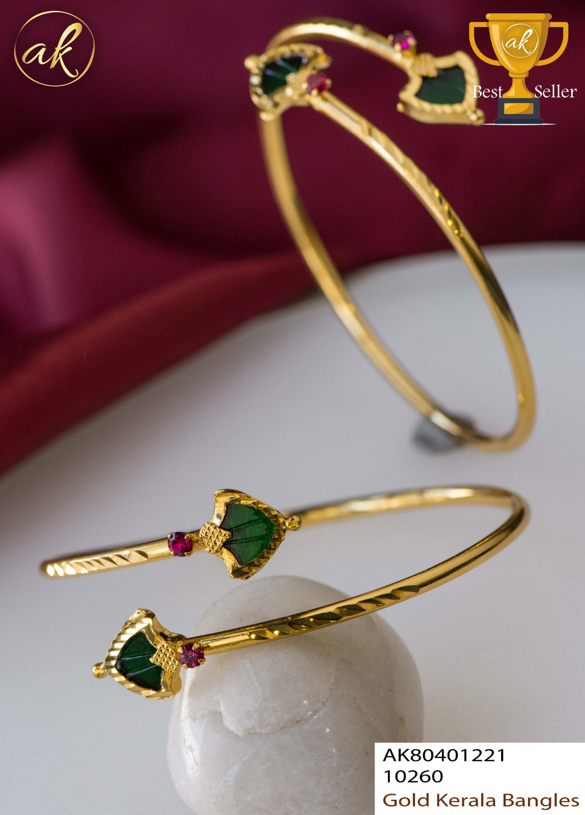 Palakka Bracelet Kerala Style Jewellery Gold Plated Collections Online  B21201