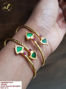 Lovely Palakka , Onam special Kerala Jewellery Palakka Bangles for Women-LR001PB