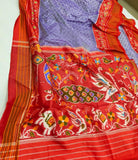 Amrapali , Exclusive Twill Ikat Designer Patola  Silk Saree -POCHI001PSA