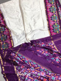 Sowbagya , Exclusive Ikat Pure Silk Saree for Women-POCH001PSSA