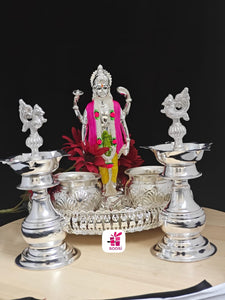 Satyanarayan Puja Special Silver Thali Combo -CS001SP
