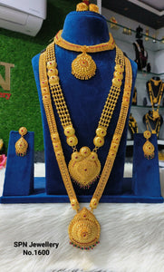 Radhikaa, 1 Gram Gold Gheru combo Jewellery for Women-KARTI001JCB
