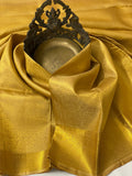 Vyshali , Golden Kanjivaram Bridal Silk Saree for Women -PRIYA001GKS