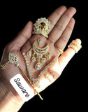 Saware creation present Very beautiful white  American Diamond Jewellery set  for Laddu Gopal -BRIJ001LGJ