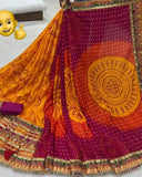 New Heavy work Bandini Design Saree for Women -SSS001BS
