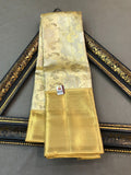 Kalyanamalika , elegant Exclusive Pure Golden Kanjeevaram Tissue Silk Saree for Women -SACHI001KSE