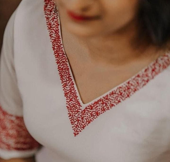 Work Pinterest Kurti Neck Design Christmas Special White Kurti