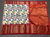 Madhubala , elegant  ikkat silk saree for Women -SACH001SS