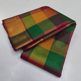 Lalithaa , Pure Kanchipuram silk saree Handwoven with 2 gram  pure Zari traditional saree for Women-SRI001KSS