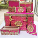 Pitara Sandook Complete Trousseau Set for Decorating Wedding Gifting-DECO001TS