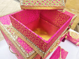 Pitara Sandook Complete Trousseau Set for Decorating Wedding Gifting-DECO001TS