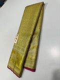Shraddha , Pure Handloom  Golden Tissue Silk Saree for Women -SACHI001TSS