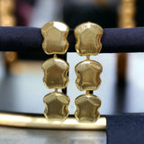 Marita , Trending Gold Finish Abstract Statement earrings for women -MOE001SE