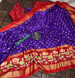 Pretty light weight soft silk saree with beautiful buttie prints -TREND001BS