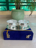 3 Elephant legs with elephant lid bowl 2 pcs set with tray in gift box-GRIH001GB