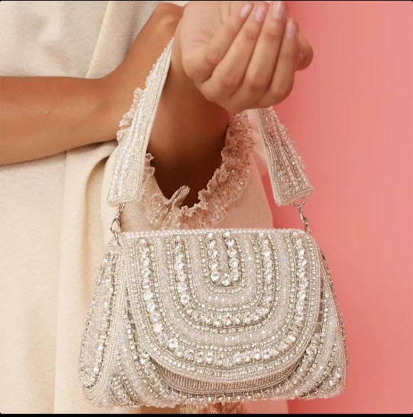 Designer crystal clutch bag for women -RUCHI001CBA<br data-mce-fragment=