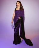 New Bollywood MADHURI DIXIT inspired Block Buster Design Launching Sequins Saree for women -SSS001MD