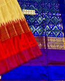 Neelambari , elegant Pure Ikat Pochampalli Silk Saree for Women -SACHI001PPS